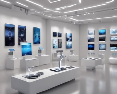 An infographic showcasing various retail segments supported by kridhaverse retail erp.