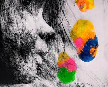 atelier 111days gravure peggy Viallat