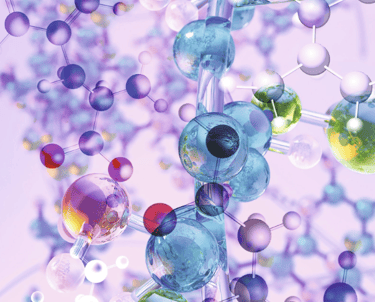 microscopic view of peptides