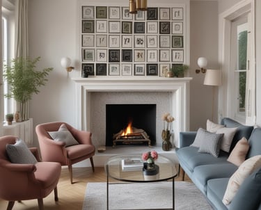 An inviting interior of a well-decorated rental property for Airbnb.