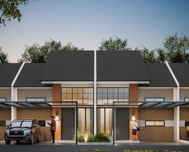 Rumah tipe Mezzanine Maharupa Village dengan lantai tambahan fleksibel