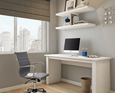 Mesa Escritório Hill Branca