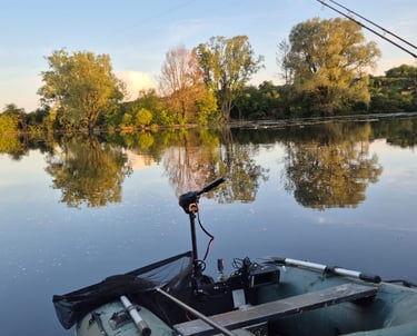 a boat with a camera attached to it