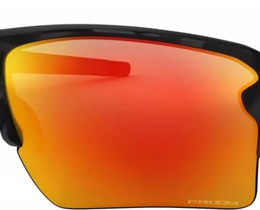 Oakley Flak 2.0 XL baseball sunglasses front view orange mirror lens