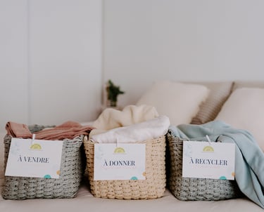 tri et désencombrement dressing, home organiser grenoble