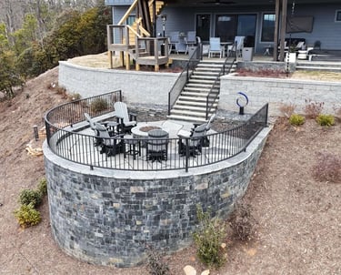 retaining wall built in gresham, oregon