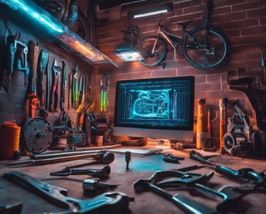 a woman squatting on the floor in a gym