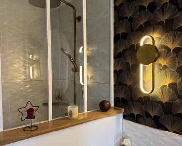Salle de bain rénovée reine