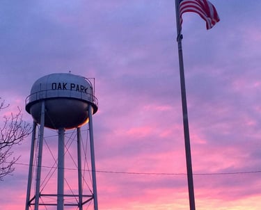 Oak Park is in southern Emanuel County, along Route 1. Oak Park has a total area of 7.2 miles.