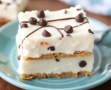 coconut cream bars with chocolate chips
