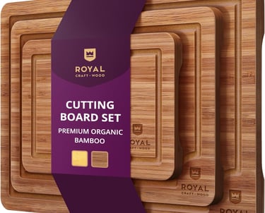 Bamboo Cutting Board Set