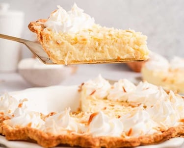 coconut custard pie
