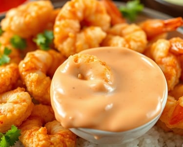 Bang Bang Shrimp with sauce