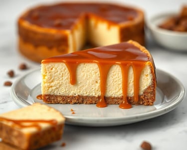 salted caramel cheesecake