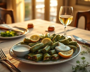 Dolmades (Stuffed Grape Leaves)