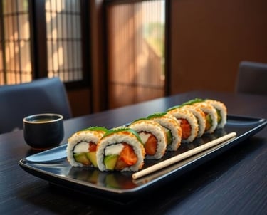 Philadelphia Roll with Smoked Salmon