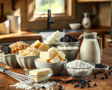 Ingredients Needed for Samoa Cheesecake