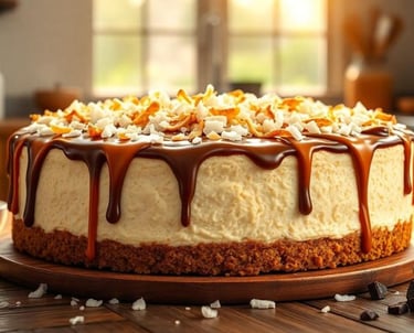 Samoa cheesecake