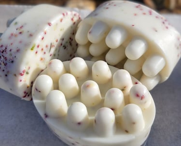 All natural massage soap bars made in small batches to bring you the best nature has to offer.