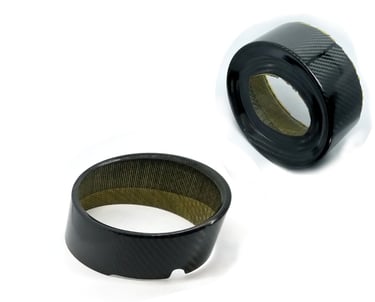 Automotive carbon fibre ring