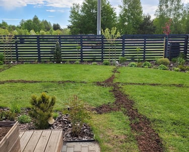 Ūkvedžio paslauga, ūkvedys, aplinkos priežiūra, gerbūvio įrengimas, terasos įrengimas, laistymas