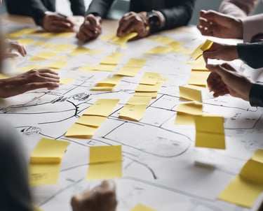 white and black abstract painting