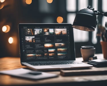 white and black abstract painting