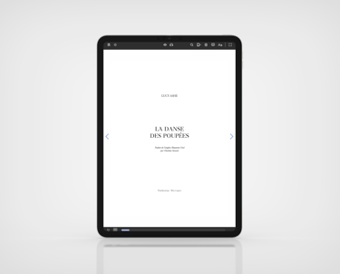 Conception du livre numérique au format EPUB 3 du roman La danse des poupées