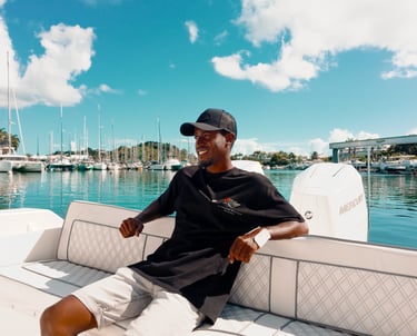 Places assises confortable bateau forboat 34 guadeloupe