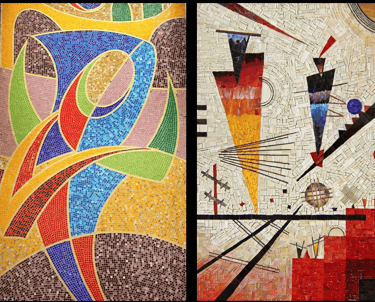 Glass Mosaic Mural , Custom Mosaic Mural