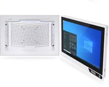 claratech's Front-mounted Fully Enclosed Industrial Display