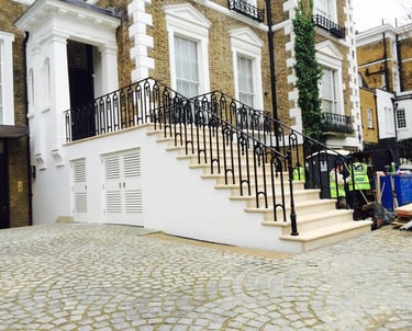 kensington metal stairs custom design