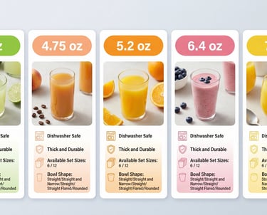 Juice Glass wholesale in China