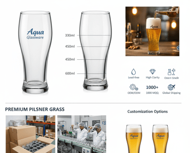 Pilsner Glass wholesale in China
