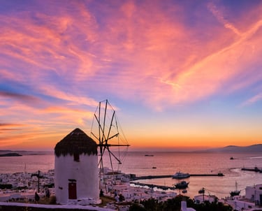 mykonos sunset