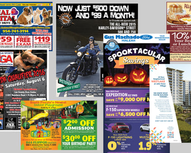 Ad design, magazine ads, graphic artist for advertising design