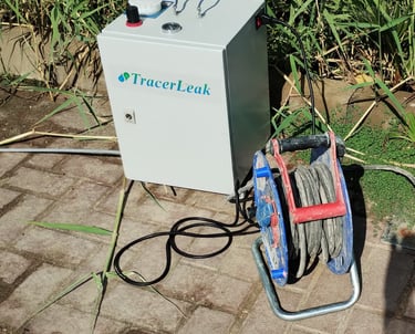 Utilización de gas trazador en red urbana
