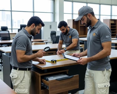 Royal Real Touch Dubai: Rigorous quality checks on premium office furniture before fast UAE delivery