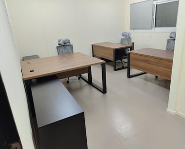 Custom L-shape executive office desk Dubai Royal Real Touch UAE