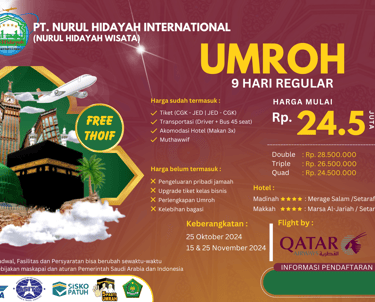 paket umroh oktober november 2024