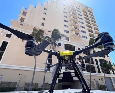 DRONE HOTEL FACADE AND WINDOW CLEANING FORT LAUDERDALE 