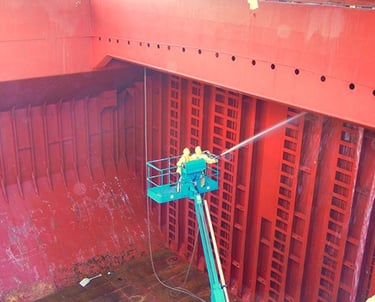 Hold Cleaning using Hydro-Jet