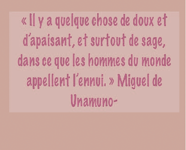 Citation pour favoriser la pratique de l'ennui