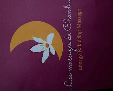 carte de visite les massages de Chandra