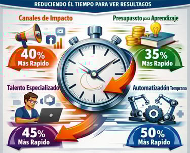 Estrategias para reducir el tiempo para ver resultados de marketing digital manteniendo calidad