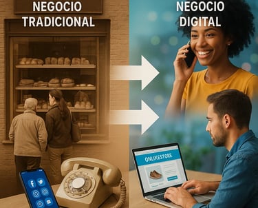 evolucion negocio tradicional digital impacto internet