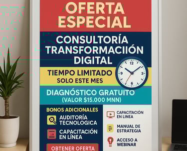 oferta especial consultoria transformacion digital tiempo limitado