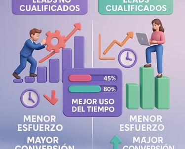 Transformación de equipos de ventas al aprovechar beneficios leads cualificados