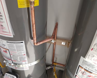 double water heater installation