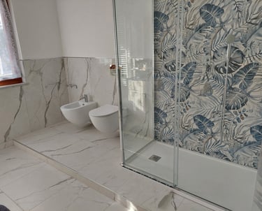 Bagno effetto Marmo Carrara